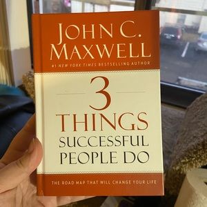 3 Things Successful People Do John c maxwell career hardcover book